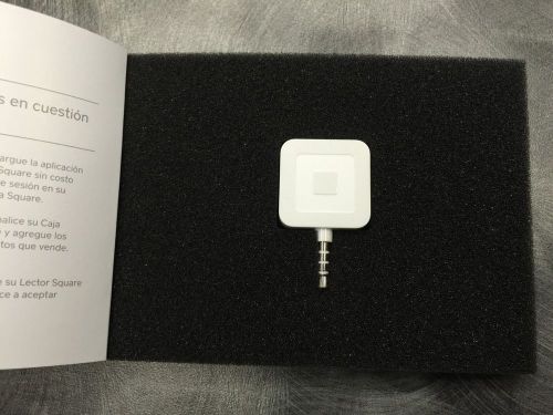 Square Credit Card Reader White Accepts Payments From Your Cell Phone