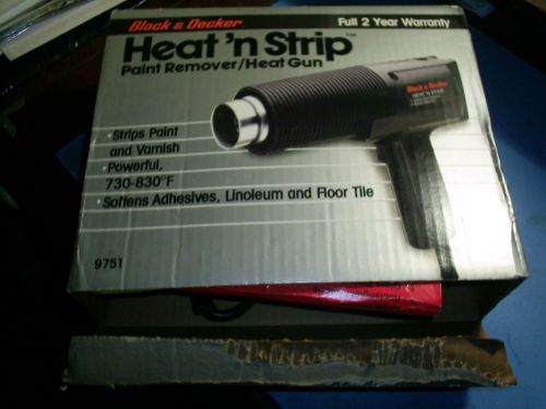 Black &amp; decker heat &#039;n strip paint remover/heat gun with nozzle kit for sale
