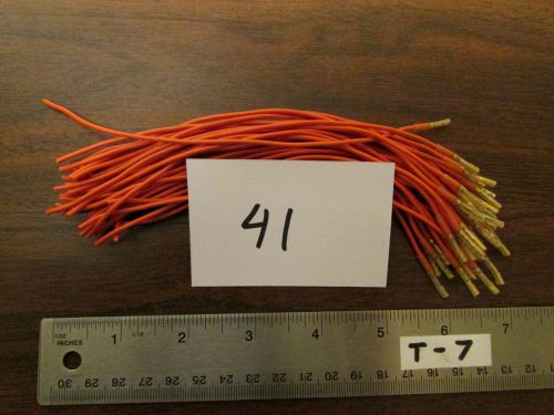 Bag of 41 Orange 6-Inch Female Connector Jumpers NOS