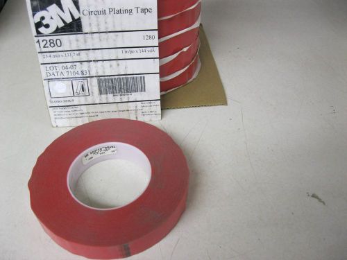 1 roll 3m 1280 circuit plating tape 1&#034; wide (25.4 mm) polyester film pcb masking for sale