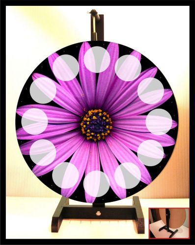 Purple Flower Prize Wheel 18&#034;