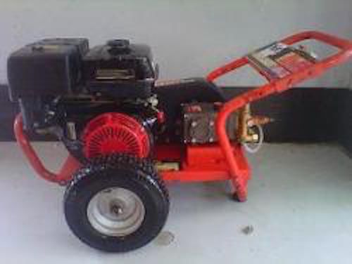 Used shark bg-373537 gas 3.8gpm @ 3500psi pressure washer for sale