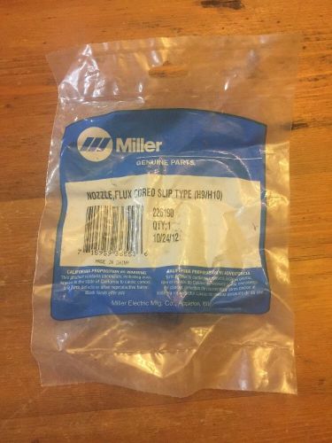 Miller 226190 Nozzle,Flux Cored Slip Type (H9/H10) Pkg (D4)