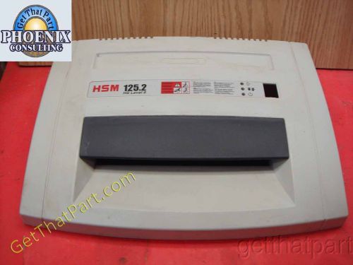 HSM 125 Paper Shredder Oem Complete Top Cover Assy 1133050122