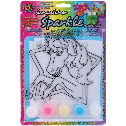 Sparkle Suncatcher Kits - Unicorn