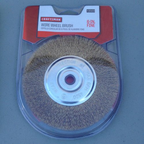 One Lot Of Brand New Craftsman wire brush wheel Two Old Stock One New Stock (4)