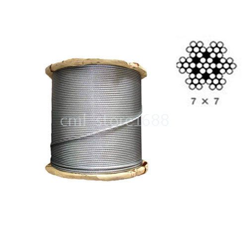 7x7 2.5mm Stainless Steel Cable Wire Rope(5m)-
							
							show original title