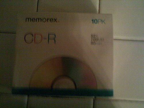 NEW 10 PACK MEMOREX CD-R