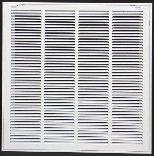25&#034; x 25&#034; RETURN FILTER GRILLE - Easy Air FLow - Flat Stamped Face
