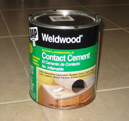 New one 1  gallon dap weldwood nonflammable contact cement 25336-
							
							show original title for sale