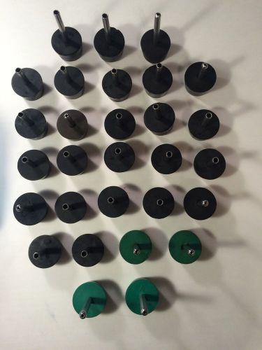29 Rubber Stoppers - Laboratory Stoppers - Size 8.5 Single Hole