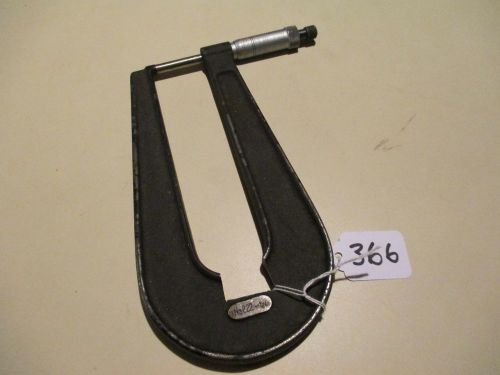 Starrett 0-1&#034; No.222 Sheet Metal Micrometers #366