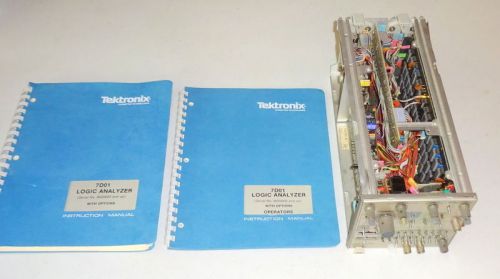Tektronix Logic Analyzer 7D01 with Instruction Manuals