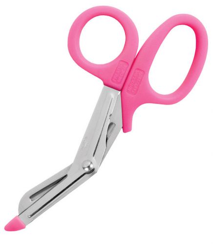 Prestige medical scissors utility medical nurse emt hot pink 5.5 pink tip new for sale