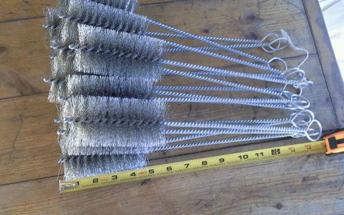 Lot of 17 2&#034; stainless tube brush 2 inch  tw2414ss 4&#034; brush length 14&#034; overall for sale