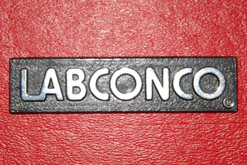 OEM PART: Labconco Freeze Dry System 75035 Labconco Applique 2-3/4in Raised Logo