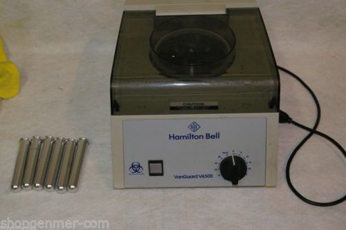 Hamilton Bell VanGuard V6500 Lab Benchtop 6-Place Fixed Angle Rotor Centrifuge