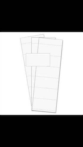 MasterVision™ Data Card Replacement, 3&#034;w x 1 3/4&#034;h, White, 500/PK
