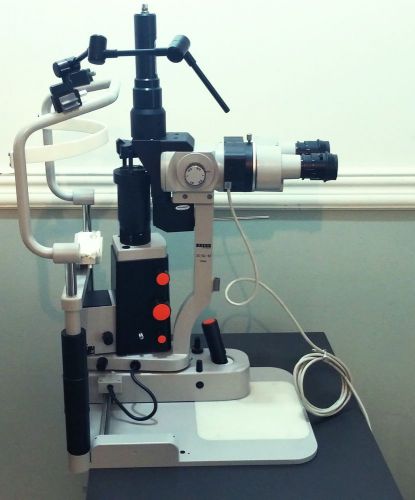 Zeiss 30SL-M Slit Lamp with Power Supply Table and foot pedal