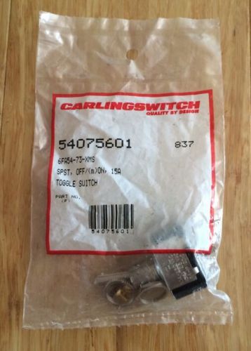 NEW SEALED Carling Toggle Switch 6FA54-73-XMS