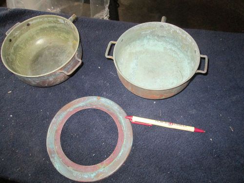 Laboratory Copper Pots with Vent Tubes