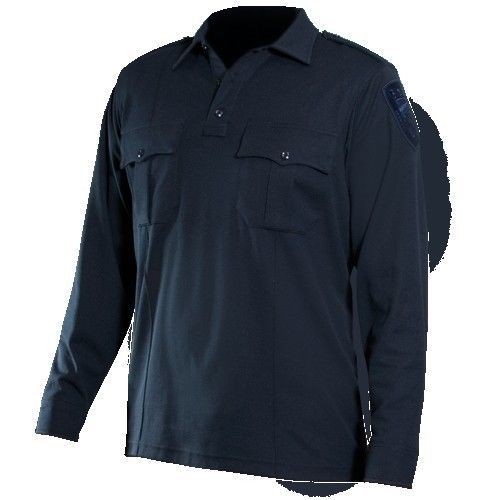 STYLE #: 8140 - LS BICOMPONENT KNIT SHIRT COLOR: DARK NAVY