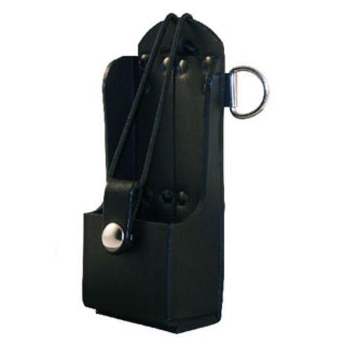 Boston leather 5473rc-1 black motorola ht750 radio holster elastic strap for sale