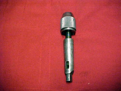 VINTAGE 1/2&#034; DRILL CHUCK WITH SHAFT EXTENTION GOODELL-PRATT CO,PAT. AUG.13.1895