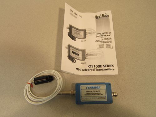Omega os100 series infrared temperature transmitter w extension cable and manual for sale