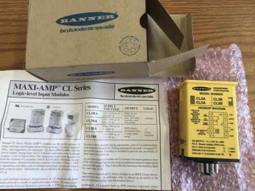 BANNER MAXI-AMP CL3B: Logic Module; Input: 210-250Vac -NEW
