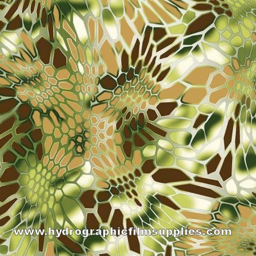 HYDROGRAPHIC WATER TRANSFER HYDRODIPPING FILM HYDRO DIP GOLDEN BROWN HEX CAMO