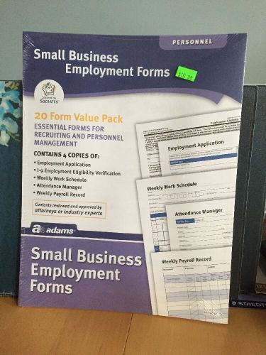 Small Business Employment Forms By Adams