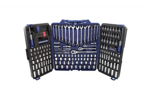 Kobalt 200-piece standard (sae) and metric mechanic&#039;s tool set with hard case for sale