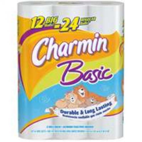 Charmin Basic Bath Tissue 12Pk Procter &amp; Gamble Bathroom Tissues/Toilet Tissue