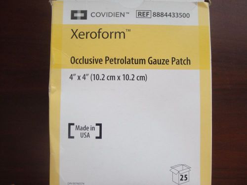 XEROFORM 4X4 Occlusive Petrolatum Gauze  #8884433500 (box of 25)