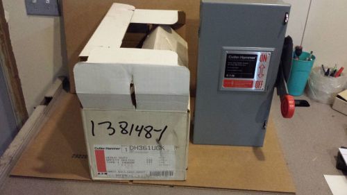 NEW Cutler Hammer DH361UGK 30A HD Safety Switch