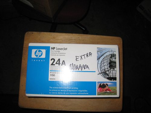 New Sealed Box Genuine OEM HP 24A Q2624A Black Toner LaserJet 1150