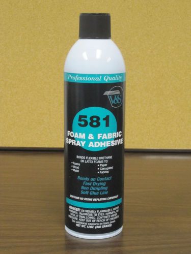V&amp;s 581 premium foam &amp; fabric spray adhesive for sale