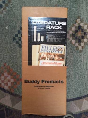 New! Buddy Products 5-Pocket Literature Rack Putty