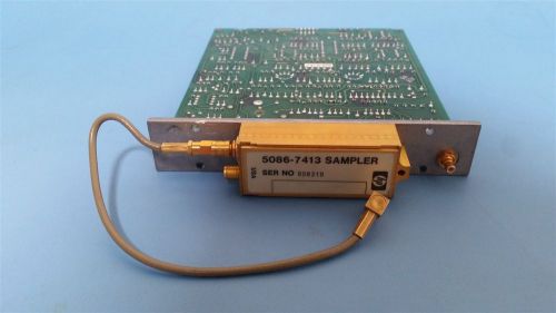 HP LIGHTWAVE COMPONENT ANALYZER 5086-7413 SAMPLER IF PCB MODULE 08753-60059