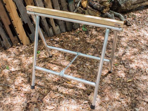 Heavy duty sawhorse saw horse - light aluminum for sale