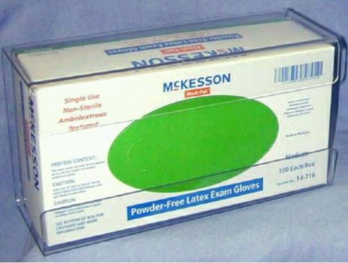 New McKesson Clear Single Glove Box Holder, Vertical or Horizontal Mount