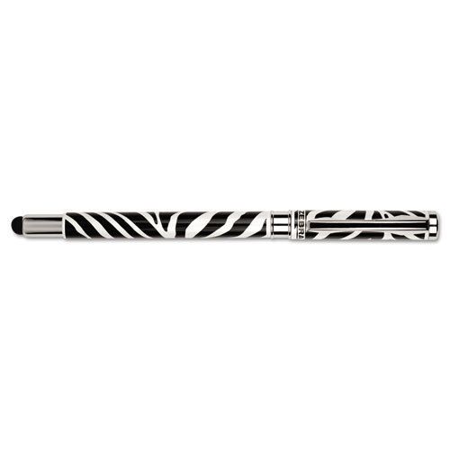 Zebra Stylus/Pen Combination, 1.0mm, Capped, Zebra Print