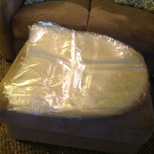 5 Pc Clear Shrink Wrap Bags Rounded Top ~ Professional Finish! 23X24&#034;