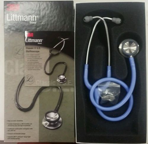3M Littmann Classic II S.E. Stethoscope, 28&#034; Ceil Blue Tube #2813