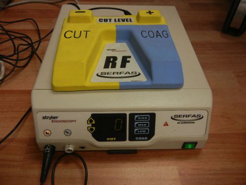 STRYKER SERFAS RF GENERATOR with footswitch