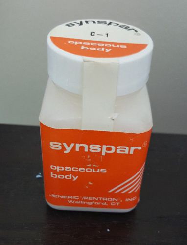 Synspar Opaceous Body Shade C1 Brand New 1 Ounce Unopened Bottle