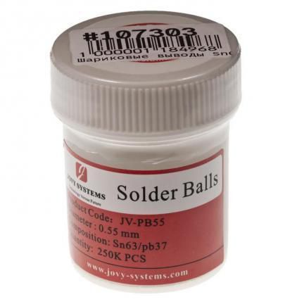 Solder balls for BGA 0.55mm 250k, Leaded