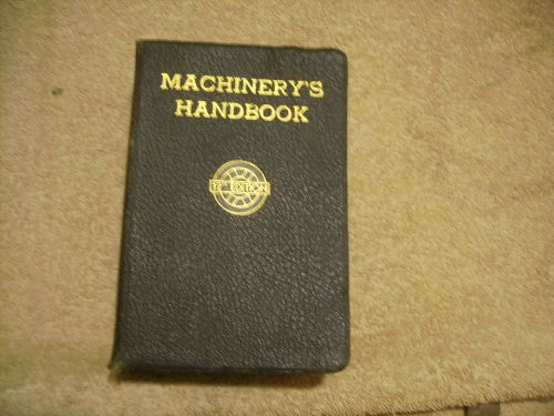 Machinery&#039;s Handbook 12th edition - The Industrial Press 1945 for Machinists
