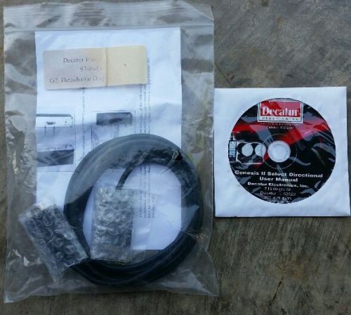 Decatur Genesis II (G2 Radar) Detachable Display Cable (S769-116-0) CD manual